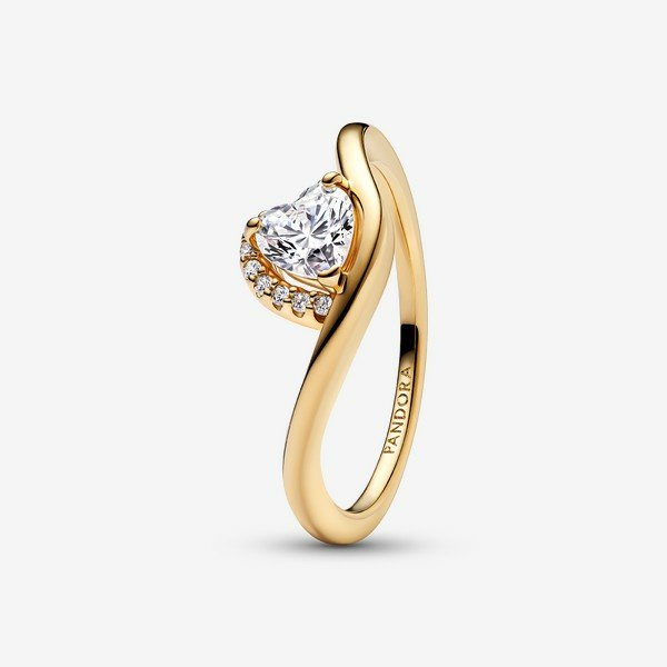 Ring Wave heart vg cl. zir. Ring Wave heart vg cl. zir.