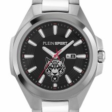 Plein Sport Uhr Herren TIGERMASTER PS7BA0724 Silber / Schwarz Plein Sport Uhr Herren TIGERMASTER PS7BA0724 Silber / Schwarz