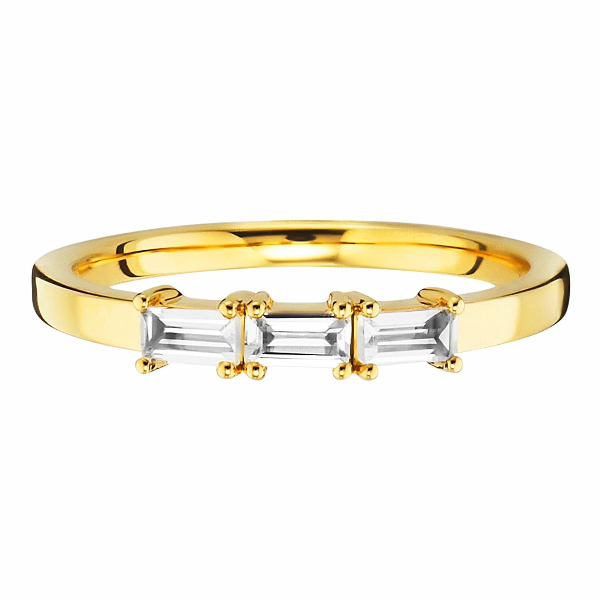 Ring 925/- Sterling Silber vergoldet Weißtopas 41183814254686 Ring 925/- Sterling Silber vergoldet Weißtopas 41183814254686