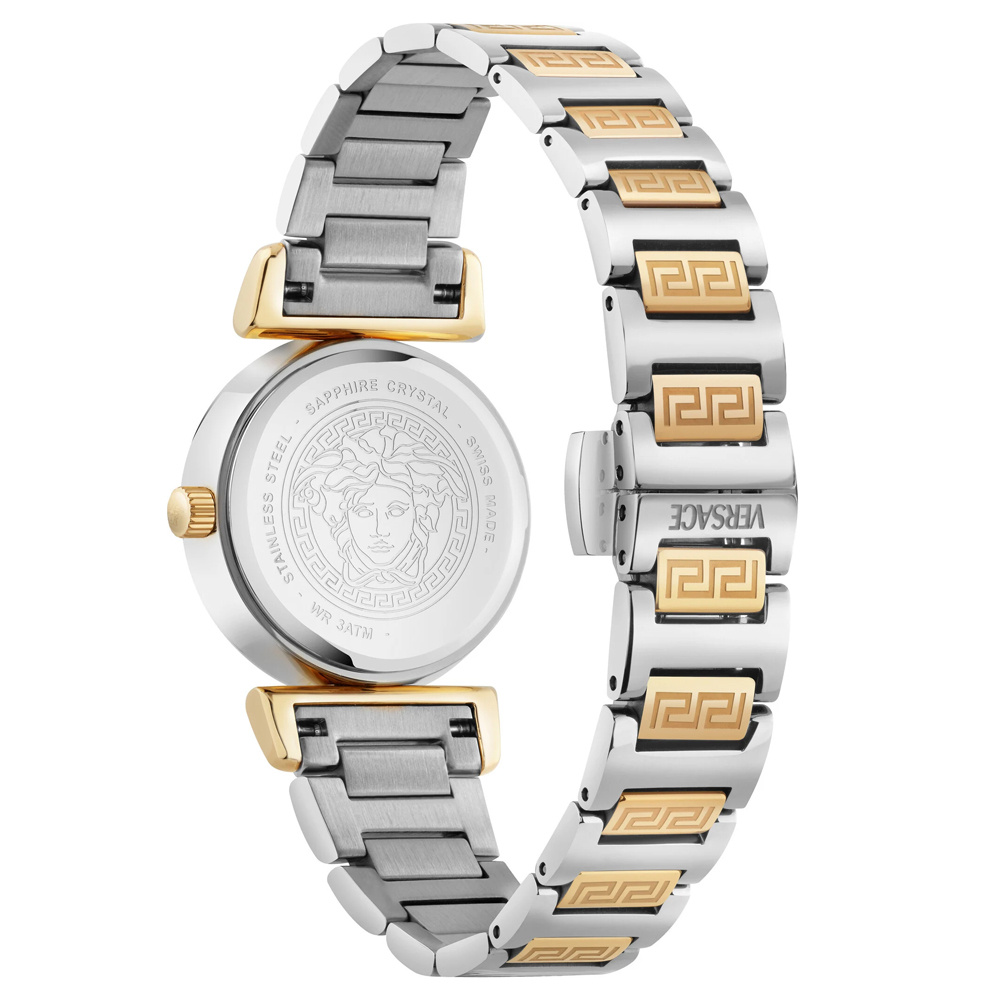 Versace Damenuhr Mini Vanity Silber/Gold VEGFA0525 – Bild 2