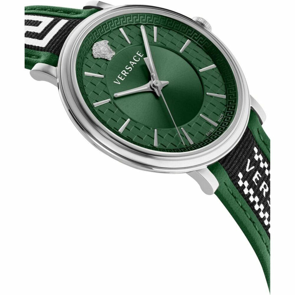 Versace Herrenuhr V-CIRCLE MILITARY GREEN DIAL VE5A01221 – Bild 3