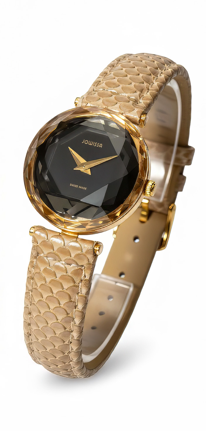 Jowissa Damen Armbanduhr Cubic Zirconia Beige J6.053.S – Bild 3