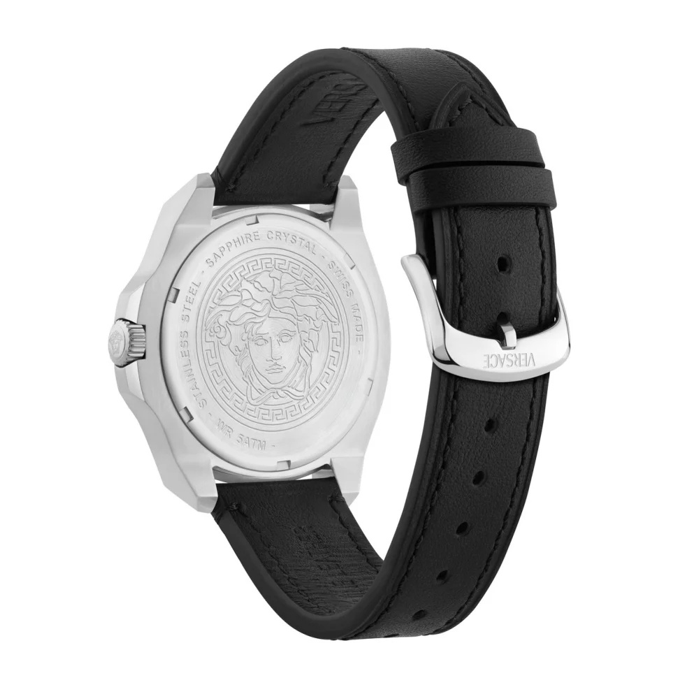 Versace Uhr Herren Schwarz/Silber VEKKA0125 – Bild 3