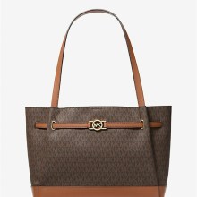Michael Kors Reed Large Signature Logo Tote Damen Braun 35F4G6RT3B-BROWN-OS Michael Kors Reed Large Signature Logo Tote Damen Braun 35F4G6RT3B-BROWN-OS