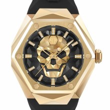 Philipp Plein Damen Uhr $KULL SPIKES LADY Schwarz / Gold PWADA0224 Philipp Plein Damen Uhr $KULL SPIKES LADY Schwarz / Gold PWADA0224