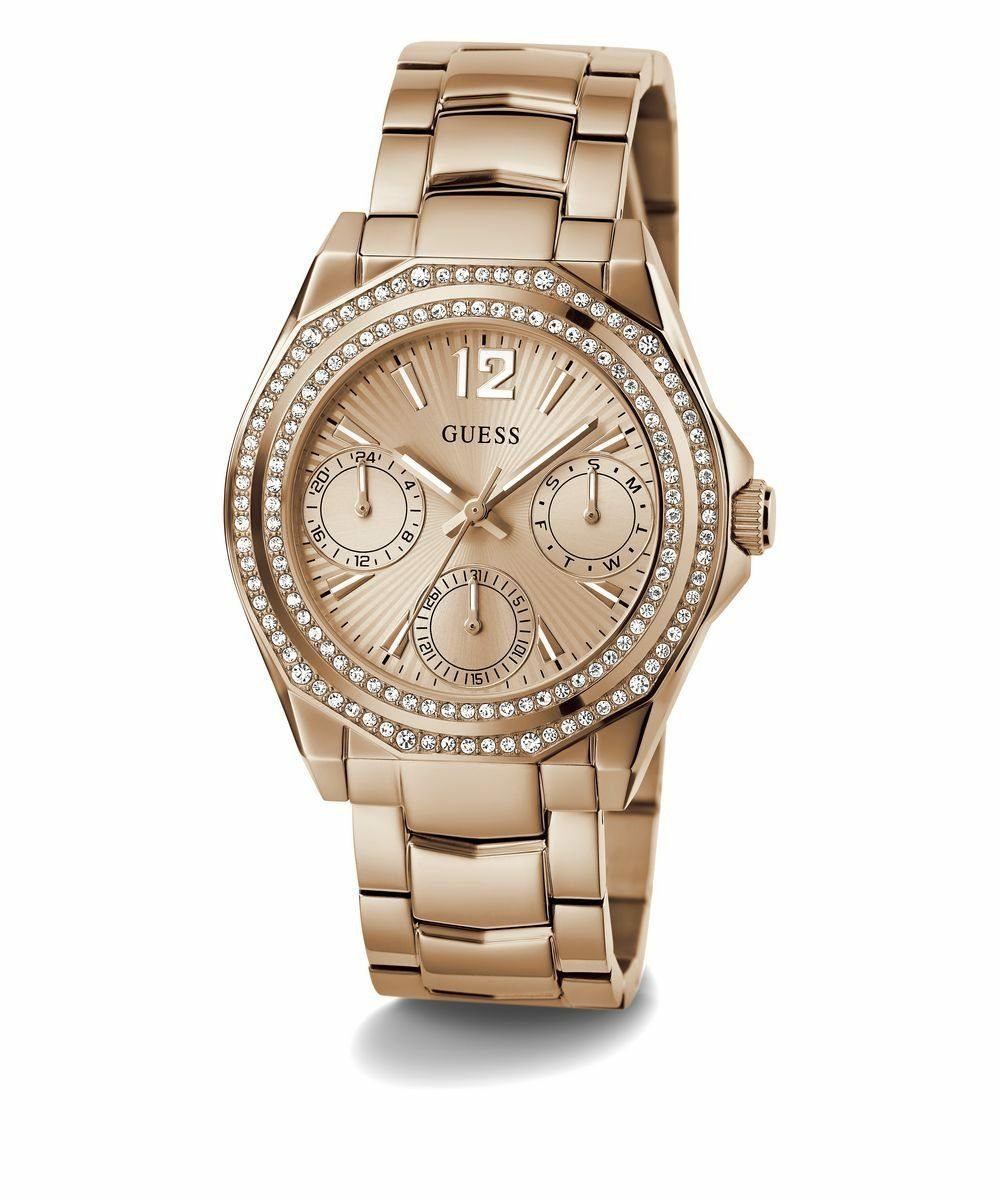 Guess Damen Multifunkion Armbanduhr RITZY roségold 36 mm GW0685L3 Guess Damen Multifunkion Armbanduhr RITZY roségold 36 mm GW0685L3
