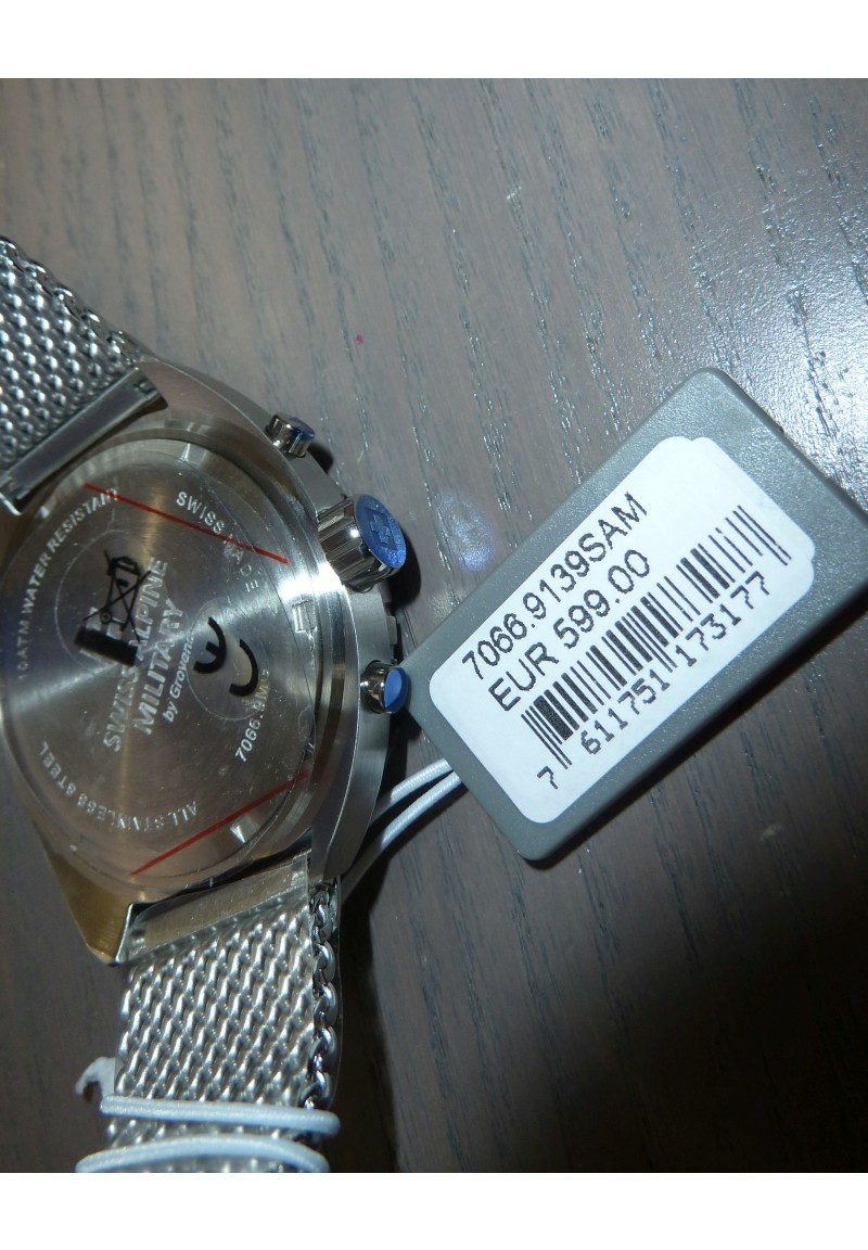 Swiss Alpine Military Herren Armbanduhr 7066.9139 – Bild 3