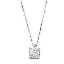 Elaine Firenze Damenkette mit Anhänger 14ct. Weißgold 75035960K/3 Elaine Firenze Damenkette mit Anhänger 14ct. Weißgold 75035960K/3