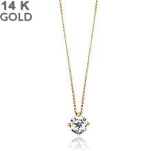 Collier 14ct.Gelbgold mit Topas Collier 14ct.Gelbgold mit Topas
