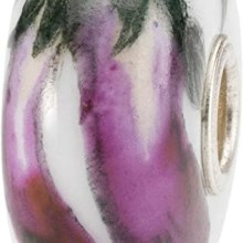 Trollbeads Unisex Aubergine Porzellan Bead Sterling TCHBE-30007 Trollbeads Unisex Aubergine Porzellan Bead Sterling TCHBE-30007