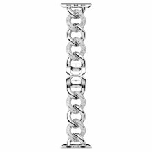 Swarovski Armband kompatibel mit Apple Watch® 40–41 mm Silber mit Kristalldetail... Swarovski Armband kompatibel mit Apple Watch® 40–41 mm Silber mit Kristalldetail...