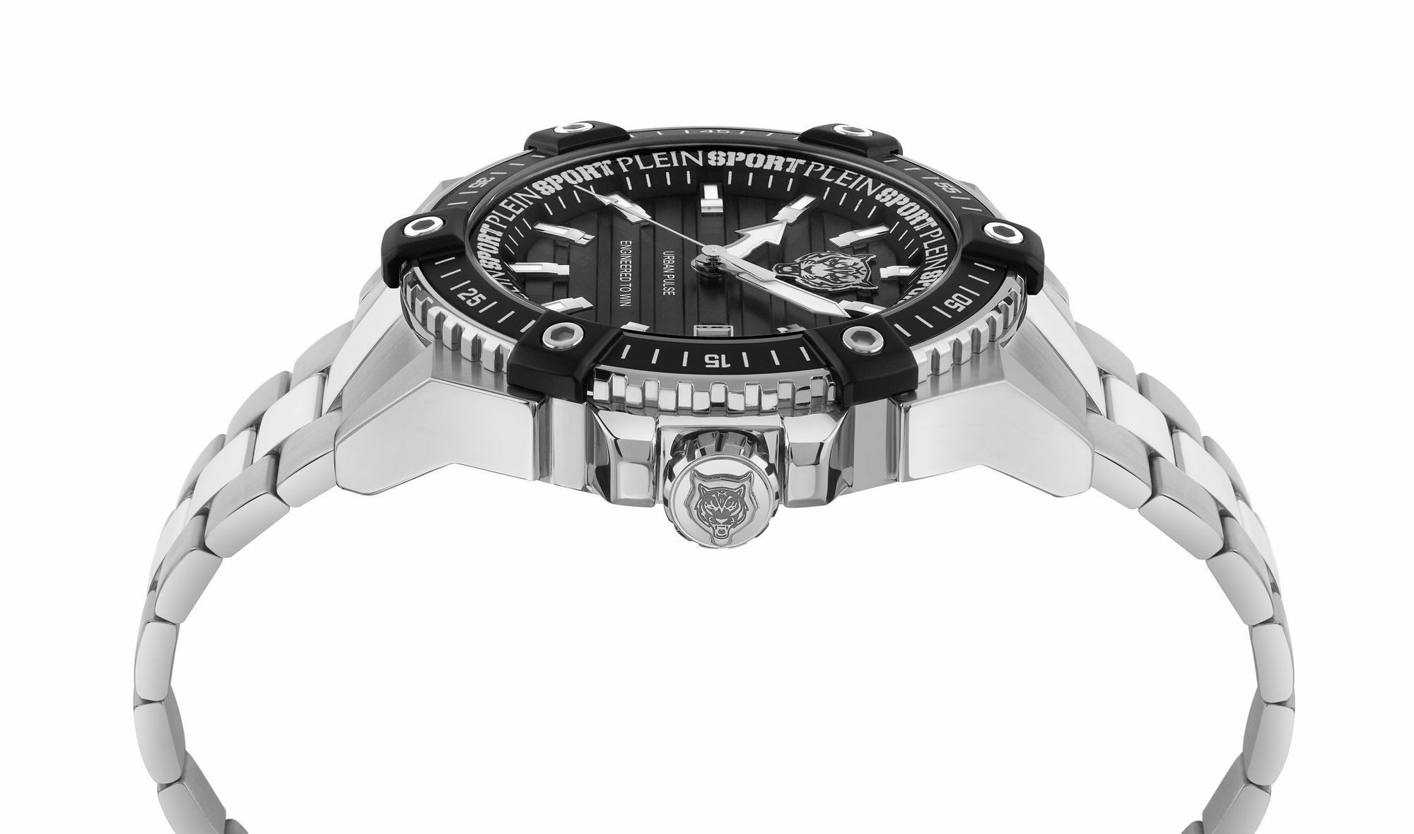 Philipp Plein Uhr Herren Urban Pulse PSFDA0524 Schwarz/Silber – Bild 2