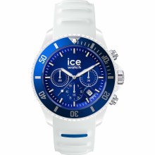 Ice-Watch Chronograph Herren ICE chrono White blue Medium weiß blau 021424 Ice-Watch Chronograph Herren ICE chrono White blue Medium weiß blau 021424