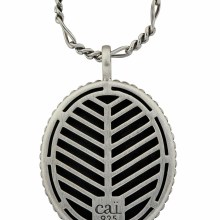 Anhänger mit Kette 925/- Silber satiniert oxidiert Champion Wappen 4118471658710... Anhänger mit Kette 925/- Silber satiniert oxidiert Champion Wappen 4118471658710...