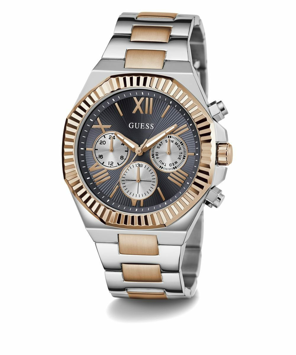 Guess Herren Multifunkion Armbanduhr EQUITY bicolor 44 mm GW0703G4 Guess Herren Multifunkion Armbanduhr EQUITY bicolor 44 mm GW0703G4