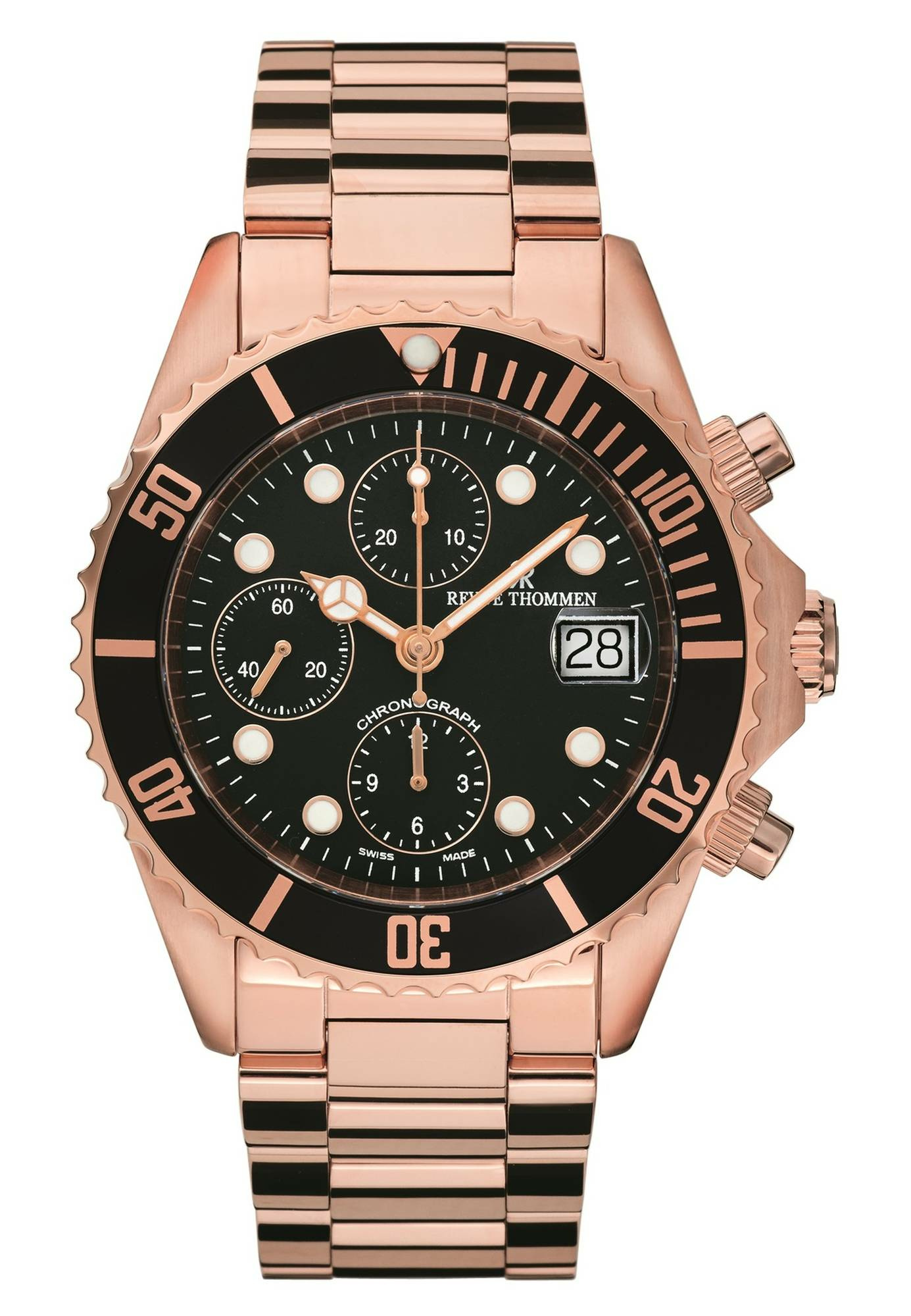 Revue Thommen Herren Armbanduhr Diver 42 mm Chronograph Armband Edelstahl 17571... – Bild 3