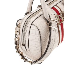 Guess Damen Handtasche Croc-Print Ecru/Stone Beige HWCG9307050STO Guess Damen Handtasche Croc-Print Ecru/Stone Beige HWCG9307050STO