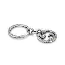 Gucci Schlüsselanhänger Unisex Interlocking G Silber YBF45530800100U Gucci Schlüsselanhänger Unisex Interlocking G Silber YBF45530800100U
