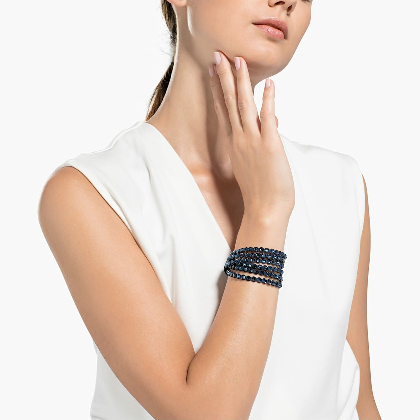 Swarovski Swarovski Power Collection Armband Mittel, Blau 5511697 – Bild 2