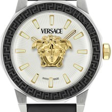 Versace Armbanduhr Unisex Medusa Deco Gent VE9I00124 Silber/Schwarz Versace Armbanduhr Unisex Medusa Deco Gent VE9I00124 Silber/Schwarz