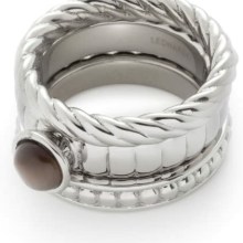 Leonardo Jewels Damen Rind Set Trio Twirl Silber 01388 Leonardo Jewels Damen Rind Set Trio Twirl Silber 01388