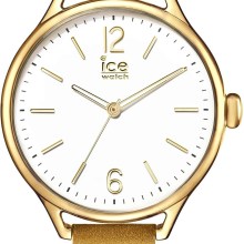 Ice-Watch - Ice Time Beige Champagne - Beige Damenuhr Lederarmband - 013073 (Sma... Ice-Watch - Ice Time Beige Champagne - Beige Damenuhr Lederarmband - 013073 (Sma...