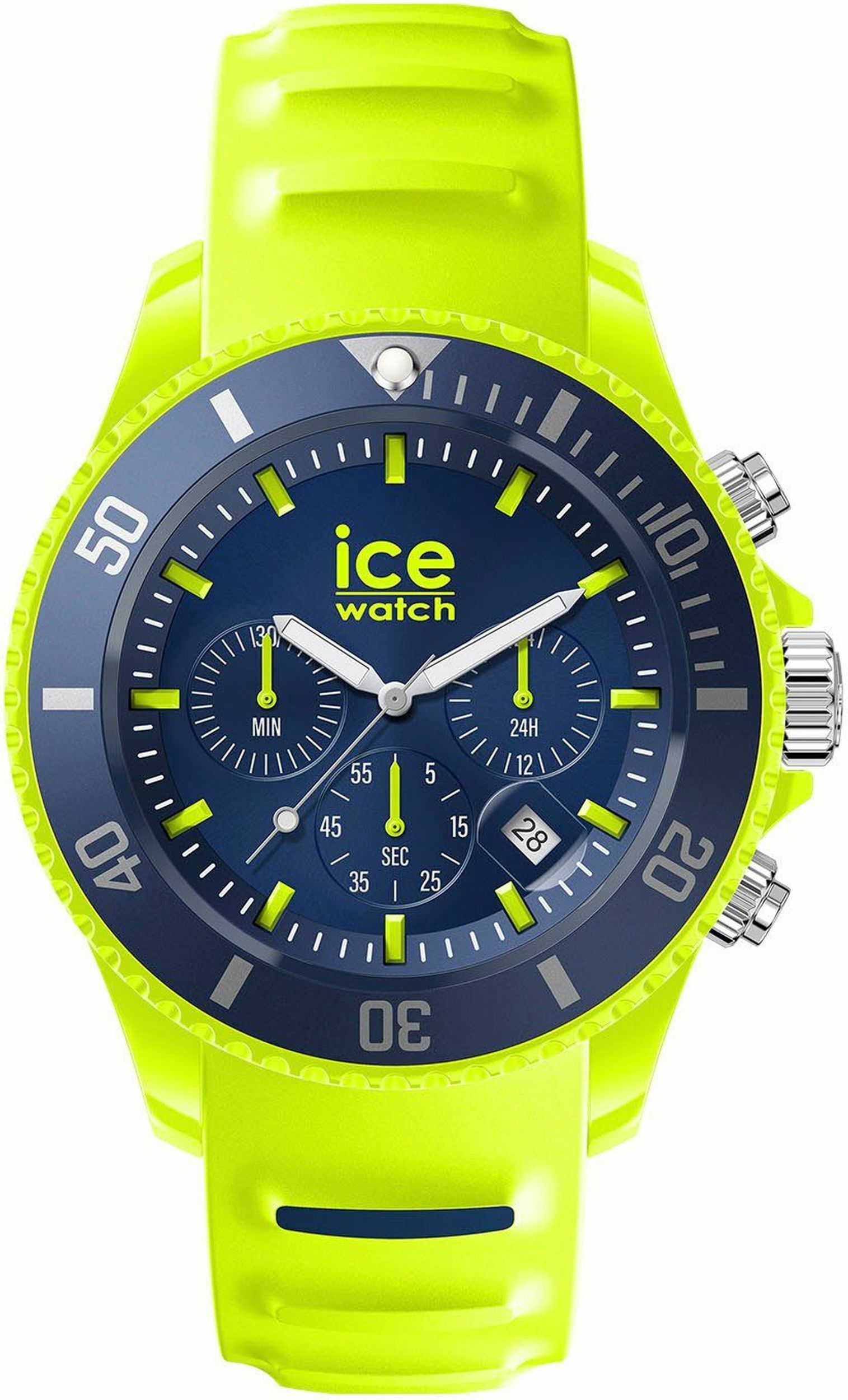 Ice-Watch Chronograph Herrenuhr ICE chrono Yellow blue Medium gelb blau 021594 – Bild 2