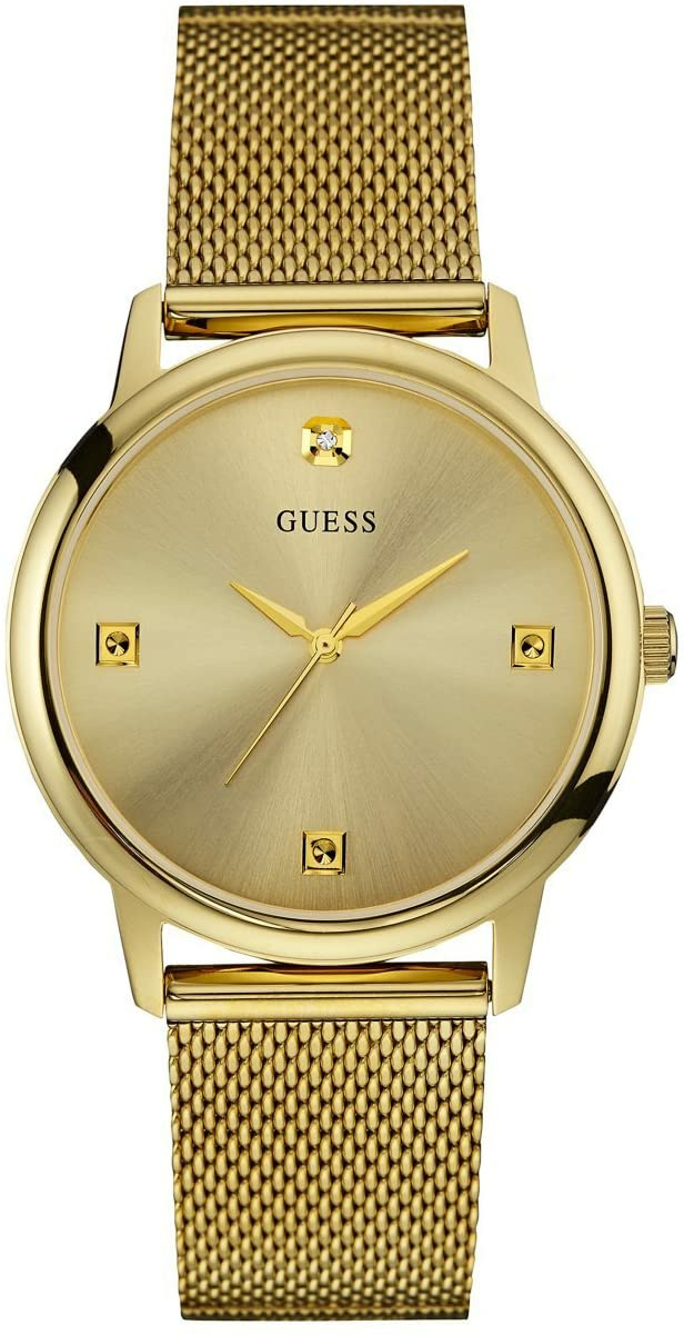 Guess Herren-Armbanduhr 39mm Armband Edelstahl Gold + Gehäuse Quarz W0280G3 Guess Herren-Armbanduhr 39mm Armband Edelstahl Gold + Gehäuse Quarz W0280G3