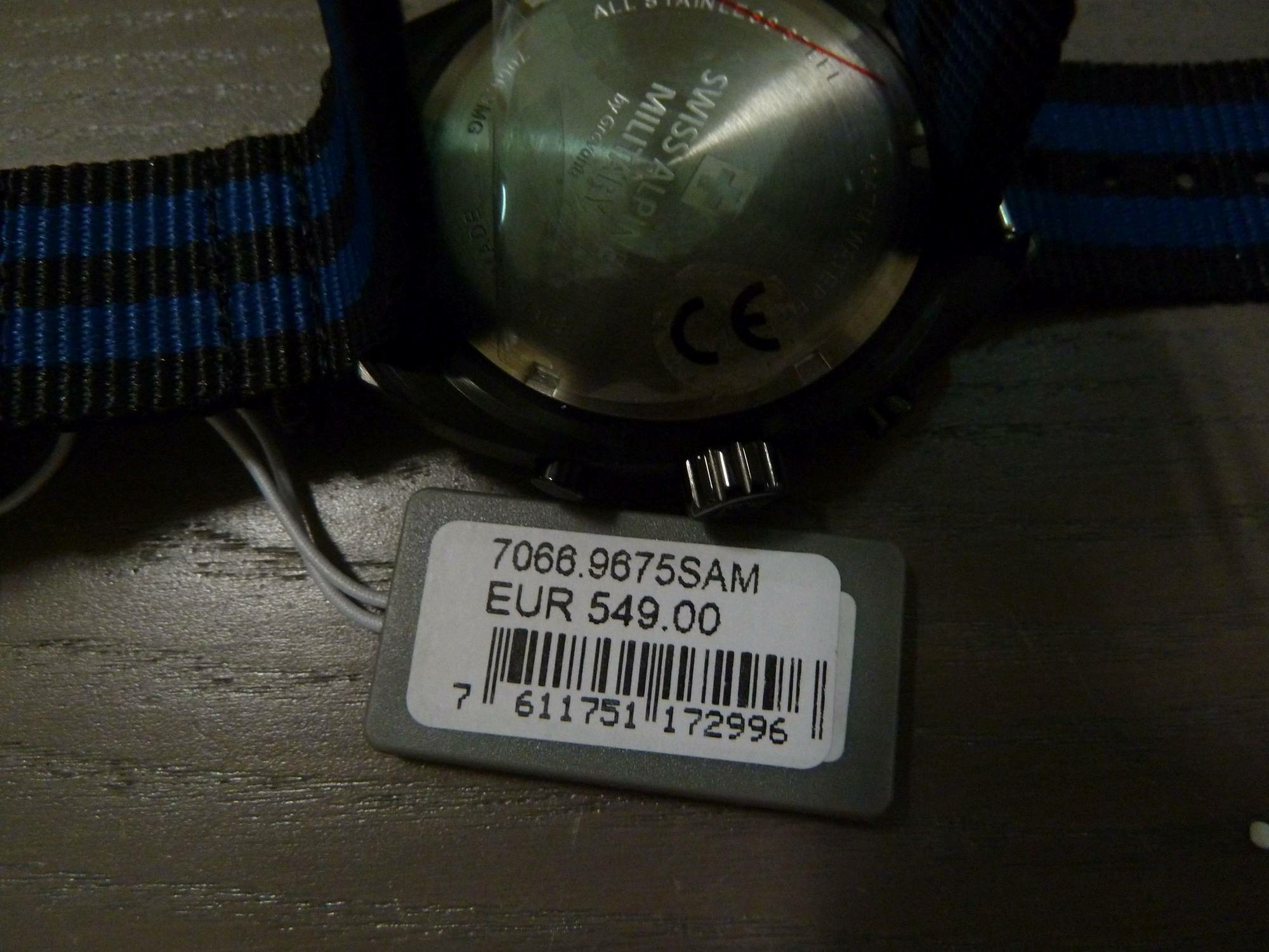 Swiss Alpine Military Herren Armbanduhr NATO-Armband 7066.9675 – Bild 3