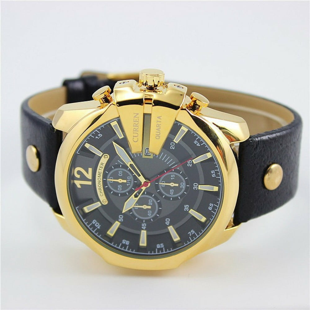 CURREN Men%27s Quartz Watch - Waterproof, Date Display, Perfect for Business & Cas...