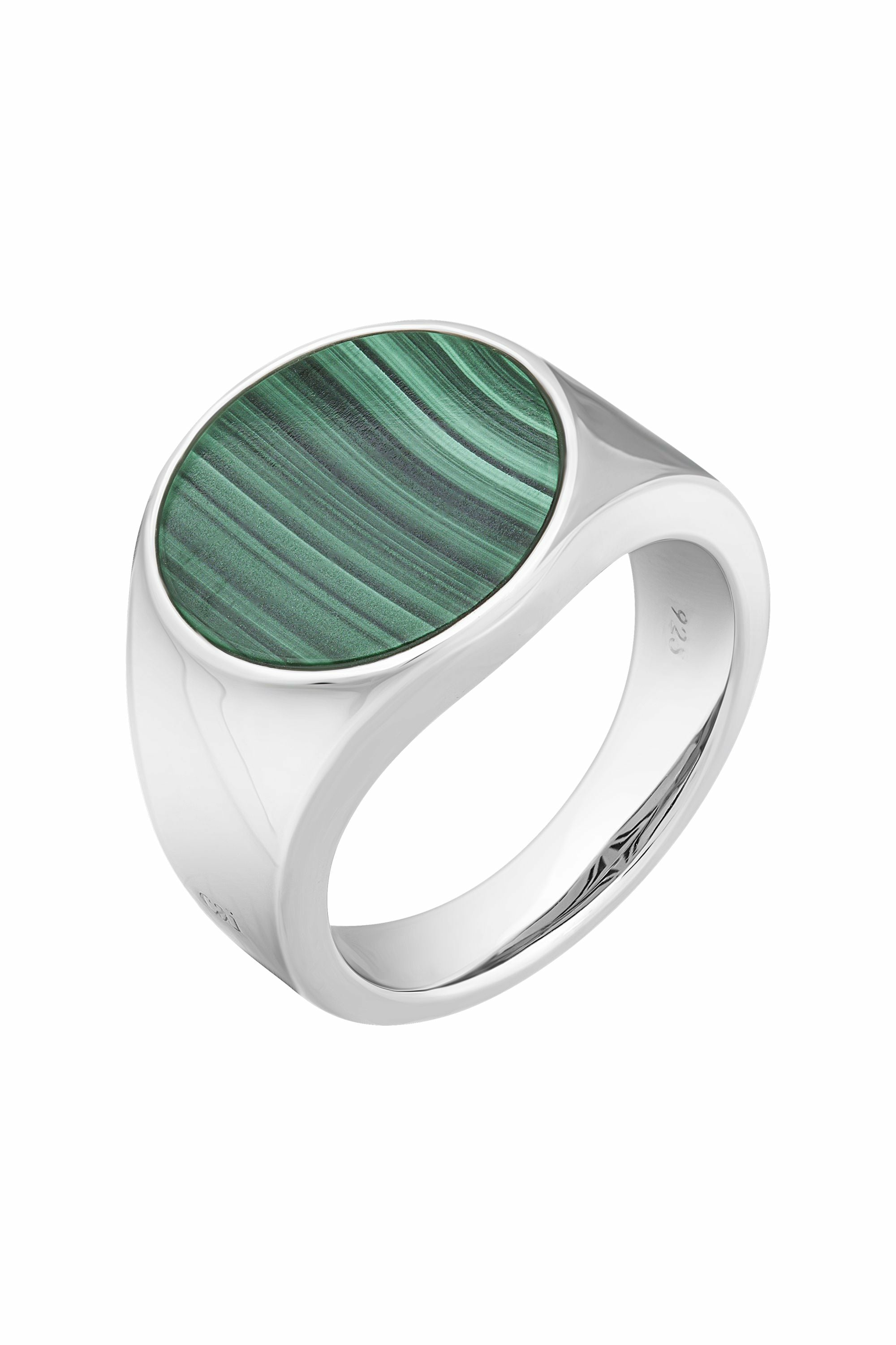 Ring 925 Silber rhodiniert Malachit 41185123237982 – Bild 2