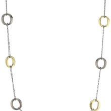 Boccia Damen Halskette Gliederkette 75cm Bicolor 0856-02 Boccia Damen Halskette Gliederkette 75cm Bicolor 0856-02