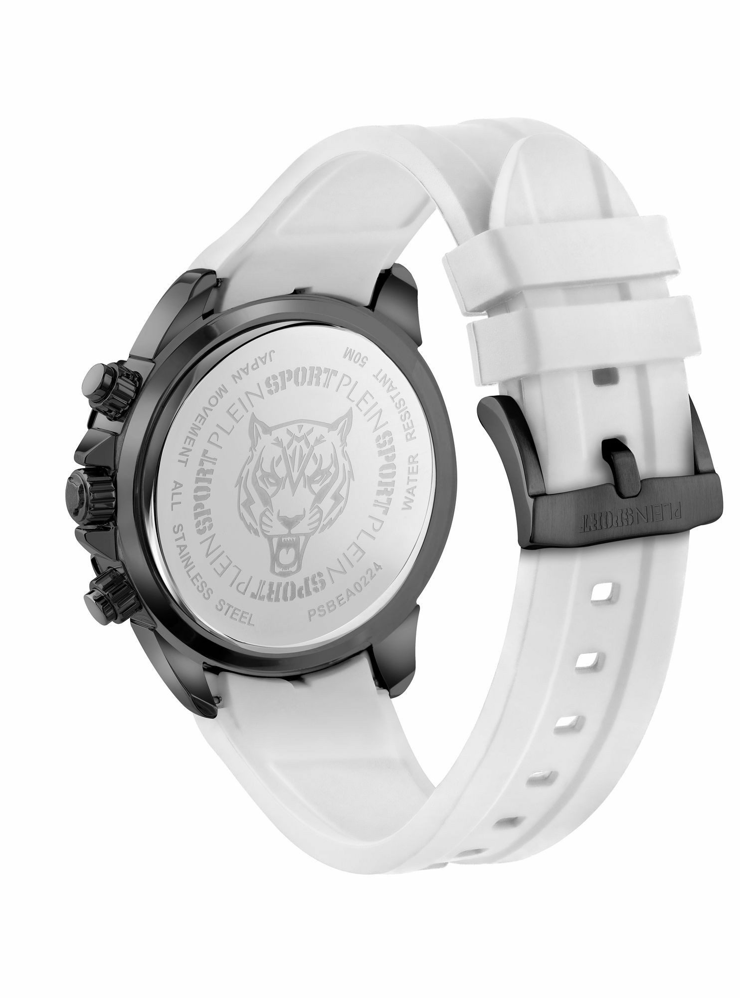 Plein Sport Herren Chronograph IMPACT PSBEA0224 Schwarz Weiss 46 mm – Bild 2