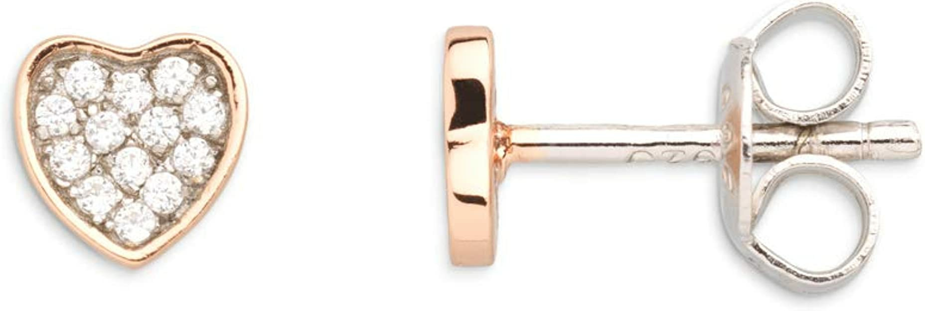 Xenox Damen Ohrstecker Zirkonia Herzen Love Story Rosegold XS3414RN Xenox Damen Ohrstecker Zirkonia Herzen Love Story Rosegold XS3414RN