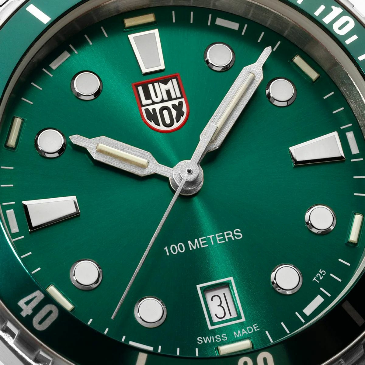 Luminox Armbanduhr Herren Sport Timer 0940 Series grün silber XS.0957 – Bild 3