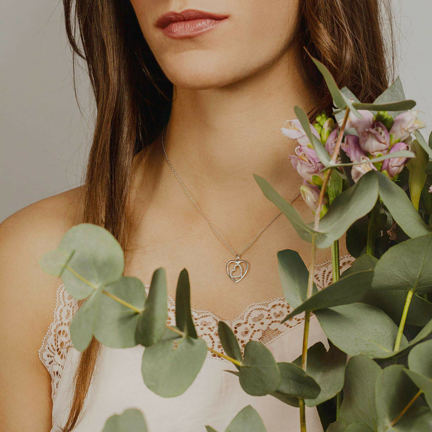 Xenox Damen-Ketten mit Anhänger 925 Sterlingsilber XS2775 – Bild 3