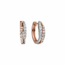 Viventy Damen Ohrringe Zirkonia Creolen Rosegold 782864 Viventy Damen Ohrringe Zirkonia Creolen Rosegold 782864