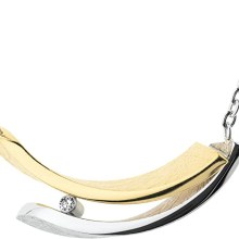 Ernstes Design Collier Halskette K827 Edelstahl Brillant 0,02 ct K827-42 Ernstes Design Collier Halskette K827 Edelstahl Brillant 0,02 ct K827-42