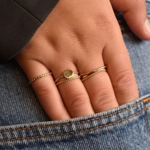 Jackie Gold Ring Gold JKR20.069 Jackie Gold Ring Gold JKR20.069