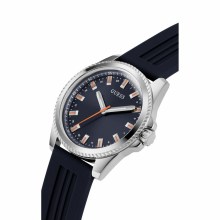 Guess Herren Armbanduhr Champ 44 mm navy, silber GW0639G1 Guess Herren Armbanduhr Champ 44 mm navy, silber GW0639G1