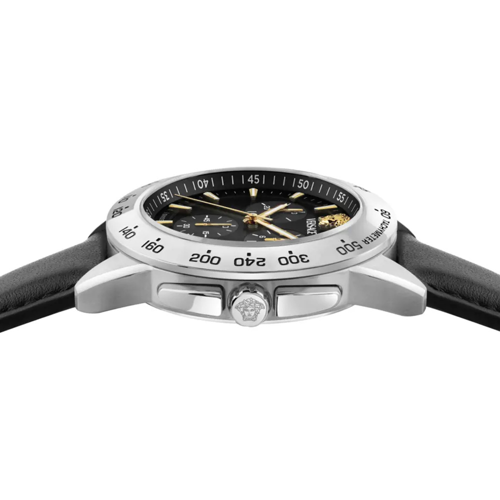 Versace Uhr Herren V‑Sport Chrono Schwarz/Silber VEKIA0125 – Bild 2