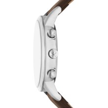 Emporio Armani Herren Armbanduhr Chronograph Braun / Silber AR11490 Emporio Armani Herren Armbanduhr Chronograph Braun / Silber AR11490