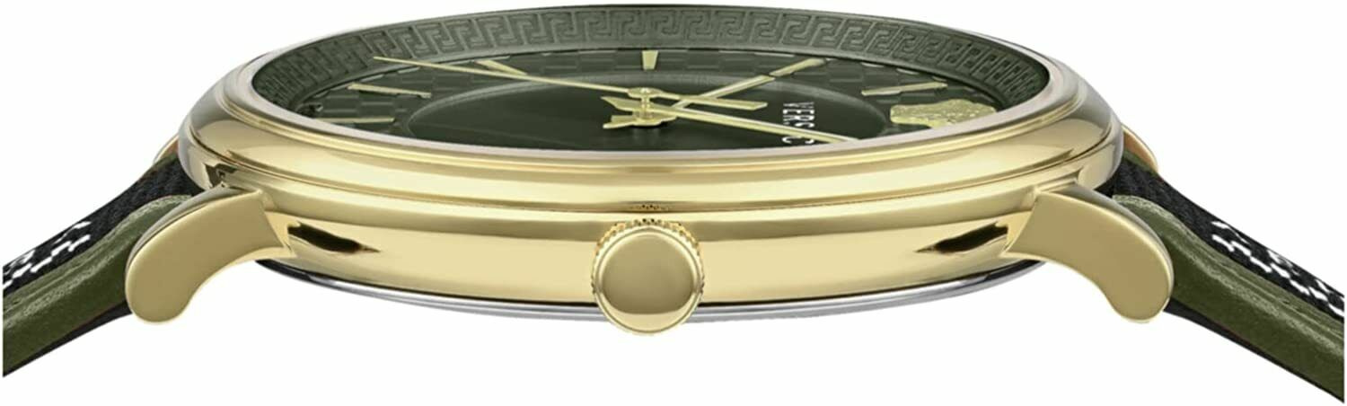 Versace Herrenuhr V‑Circle Unisex VE5A01621 Grün – Bild 2
