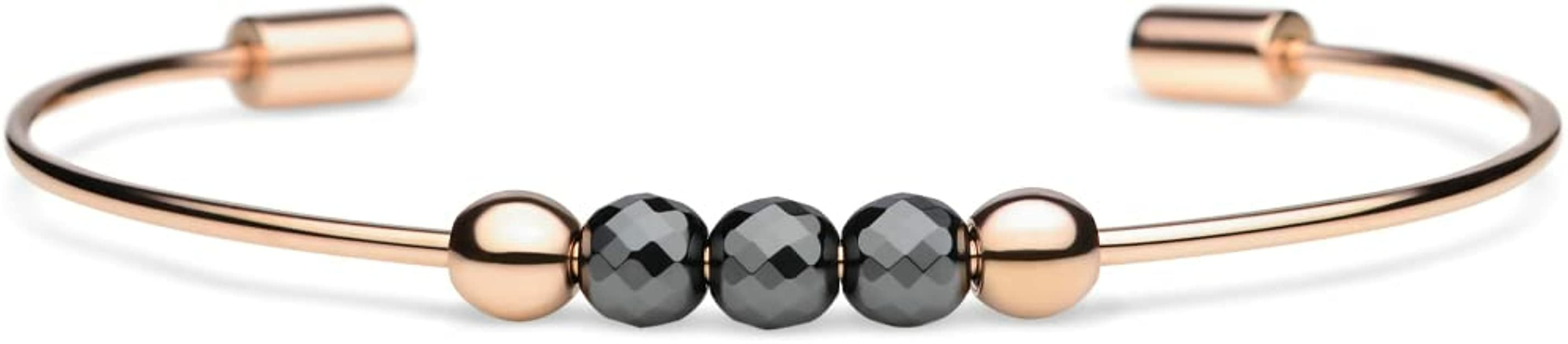 Bering Damen-Manschetten Armband Arctic Glow Rosegold 621-6317-062 Bering Damen-Manschetten Armband Arctic Glow Rosegold 621-6317-062