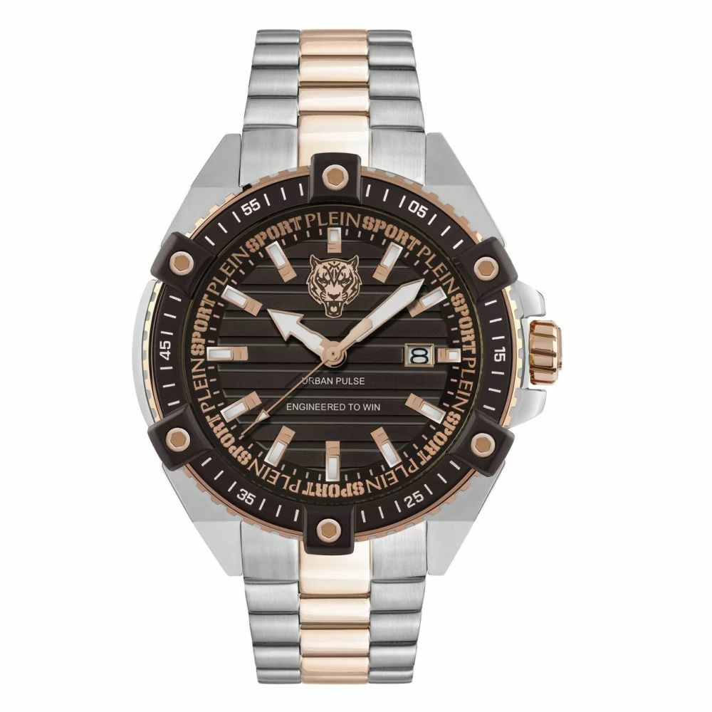 Plein Sport Herren Uhr CITY RUSH PSFDA0924 Silber Edelstahl 45 mm – Bild 3