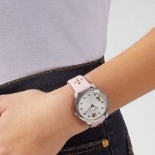 Versace Audrey V. Damenarmbanduhr Pink Leder Silber Stahl 38mm VELR00119 Versace Audrey V. Damenarmbanduhr Pink Leder Silber Stahl 38mm VELR00119