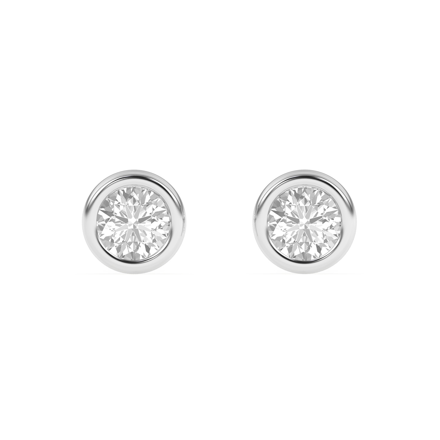 Felix Amar Ohrstecker 750er Gold 1 Karat VVS1 – Bild 2