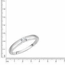 ZEEme Silver Silber 925 rhodiniert mit Zirkonia weiß Ring 41675919786078 ZEEme Silver Silber 925 rhodiniert mit Zirkonia weiß Ring 41675919786078