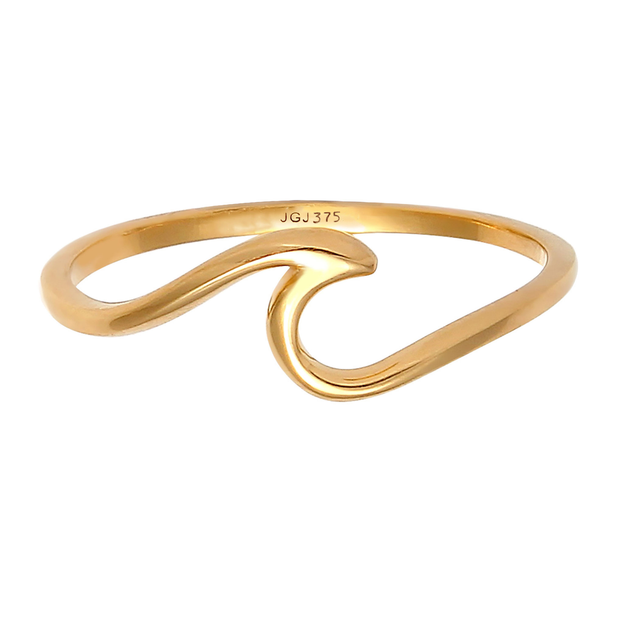 Ring Wellen Wave Strand Maritim 375 Gelbgold Ring Wellen Wave Strand Maritim 375 Gelbgold