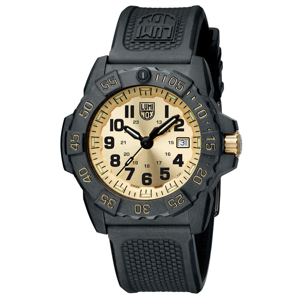Luminox Herren Armbanduhr Navy SEAL Gold XS.3505.GP.1 – Bild 2